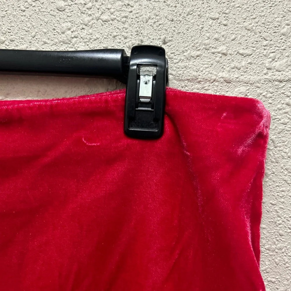 Free People Annalise Velvet Mini Skirt in Pink Phenom Size 10 - Picture 11 of 12